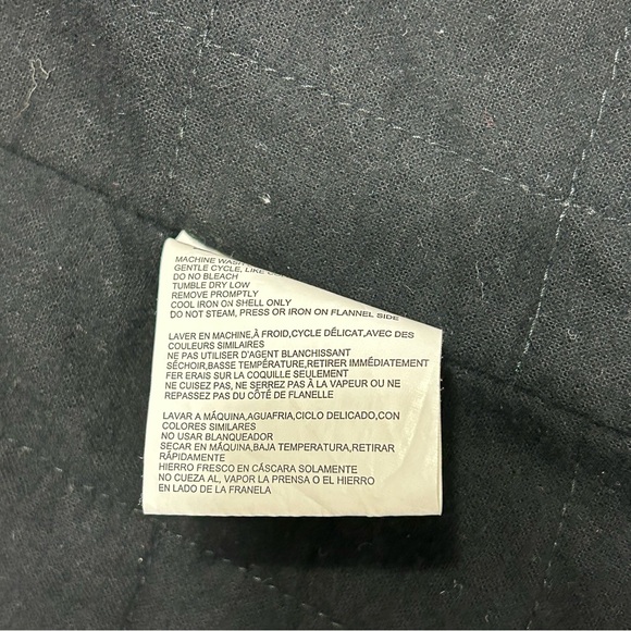 Harley Davidson Men’s M Black Shacket Button Up Canvas Motorcycle Pockets Jacket - Picture 11 of 12